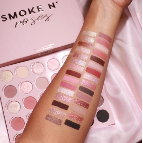 NEW 30pc Colourpop Smoke N' Roses Pressed Powder Palette Full Size Eyeshadow Set - Picture 2 of 8